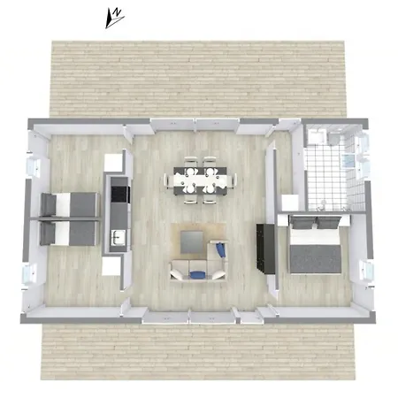 Indoor And Outdoor Life In Simple Design Gem